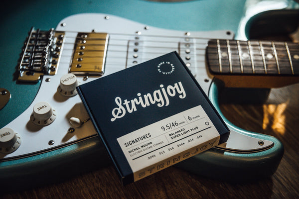 Stringjoy Signatures Balanced Super Light Plus Gauge 9.5 46 Nickel Wound Electric Guitar Strings