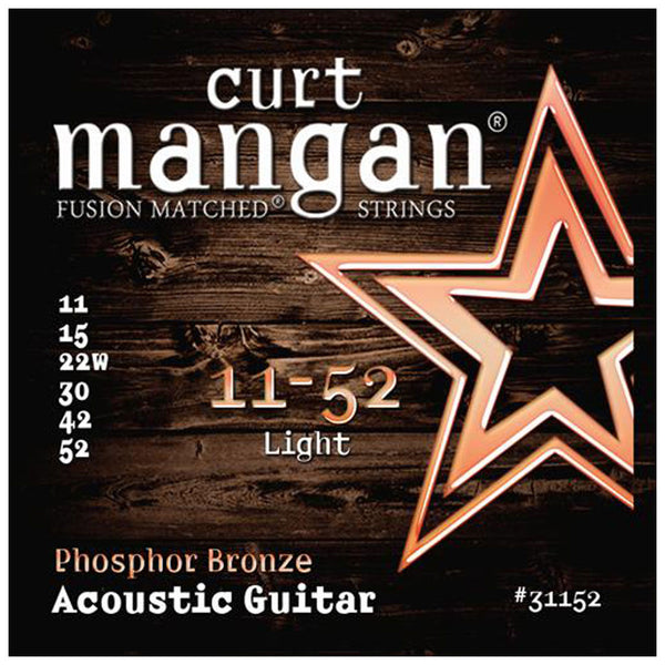 Curt Mangan 11 52 Phosphor Bronze Acoustic Guitar Strings