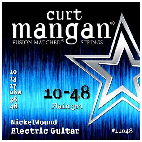 curt mangan 10 48 nickel wound set electric guitar strings Guitar