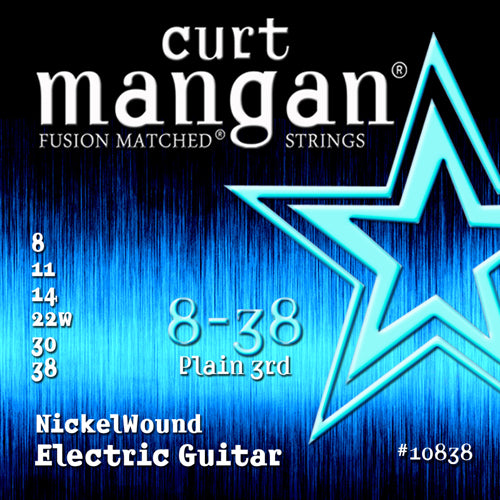 Curt Mangan 8-38 Nickel Wound Electric Guitar - Guitar Gear Pro